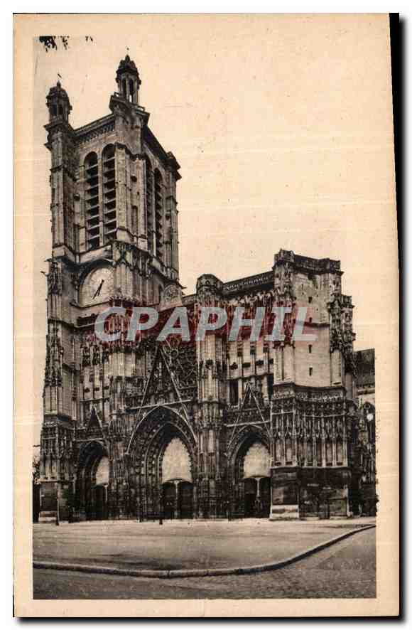 CPA Troyes Aube la Cathedrale Saint Pierre 