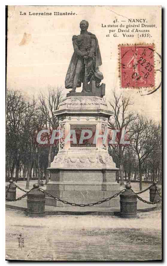 Nancy — Statue du général Drouot par David d'Angers (1855) — La Lorraine Illustrée, n°45