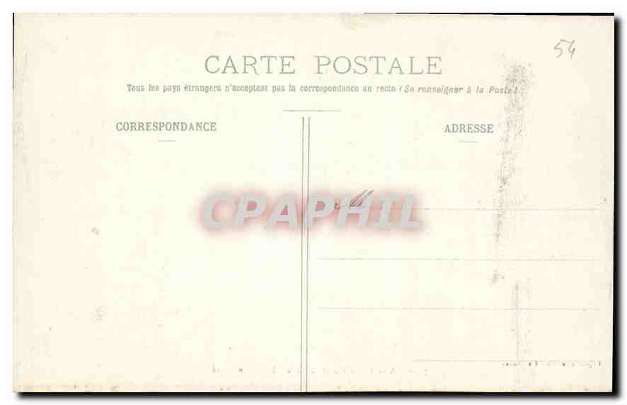 CPA Nancy l'Hotel de Ville le Salon Carree  — Rückseite