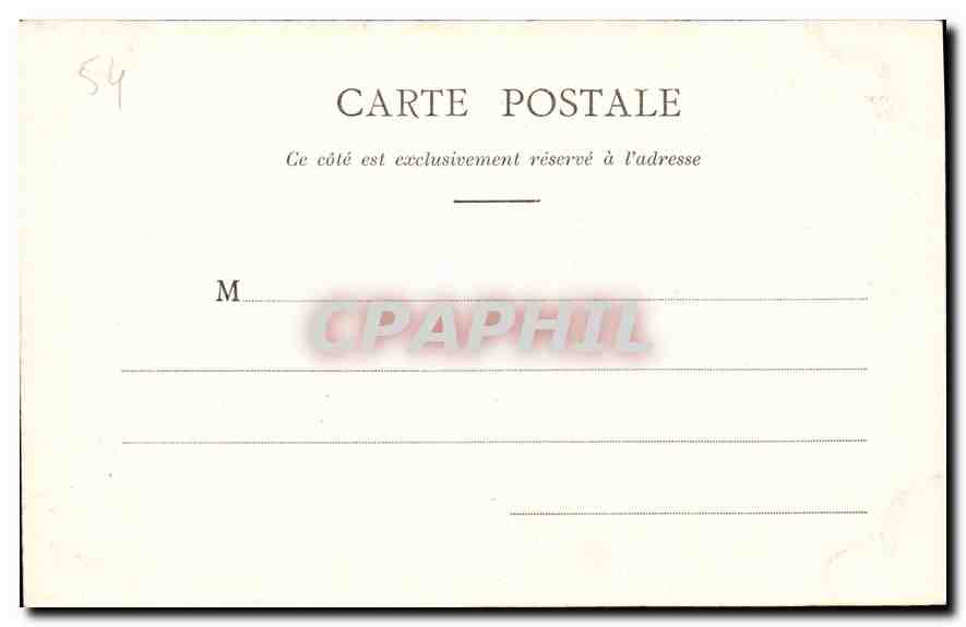 CPA Nancy Statue de Dombasle  — Verso