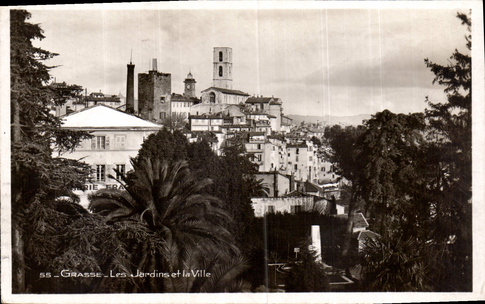 CPA Grasse les Jardin et la Ville 