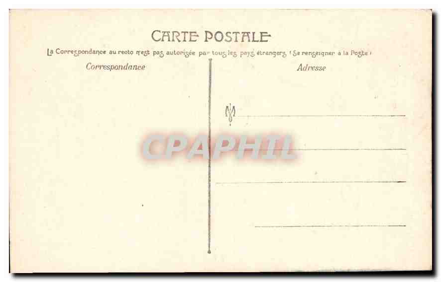 CPA Cannes Ile Ste Marguerite Prison du Masque de Fer  — Verso