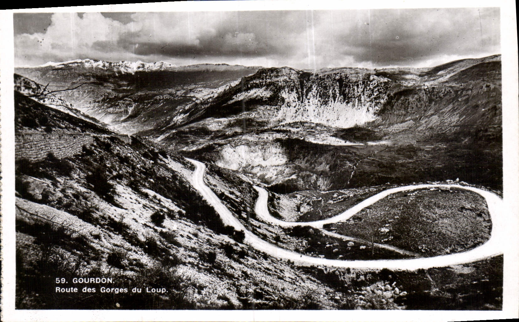 Gourdon — Route des Gorges du Loup — Les Belles Éditions, Nice