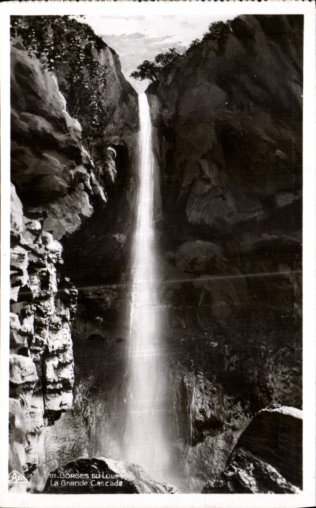 CPA Gorges du Loup la Grande Cascade 