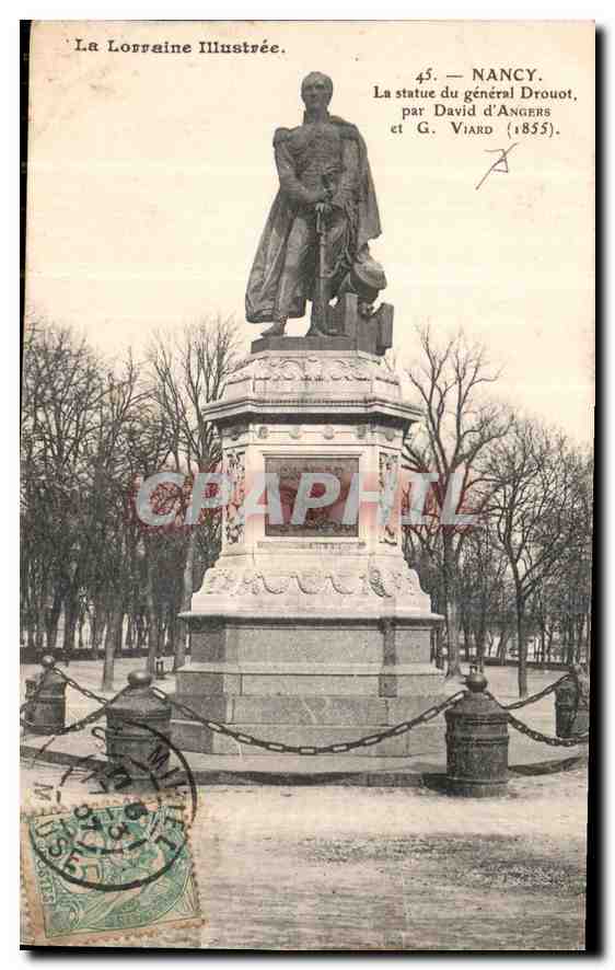 CPA La Lorraine illustree Nancy la statue du general Drouot 