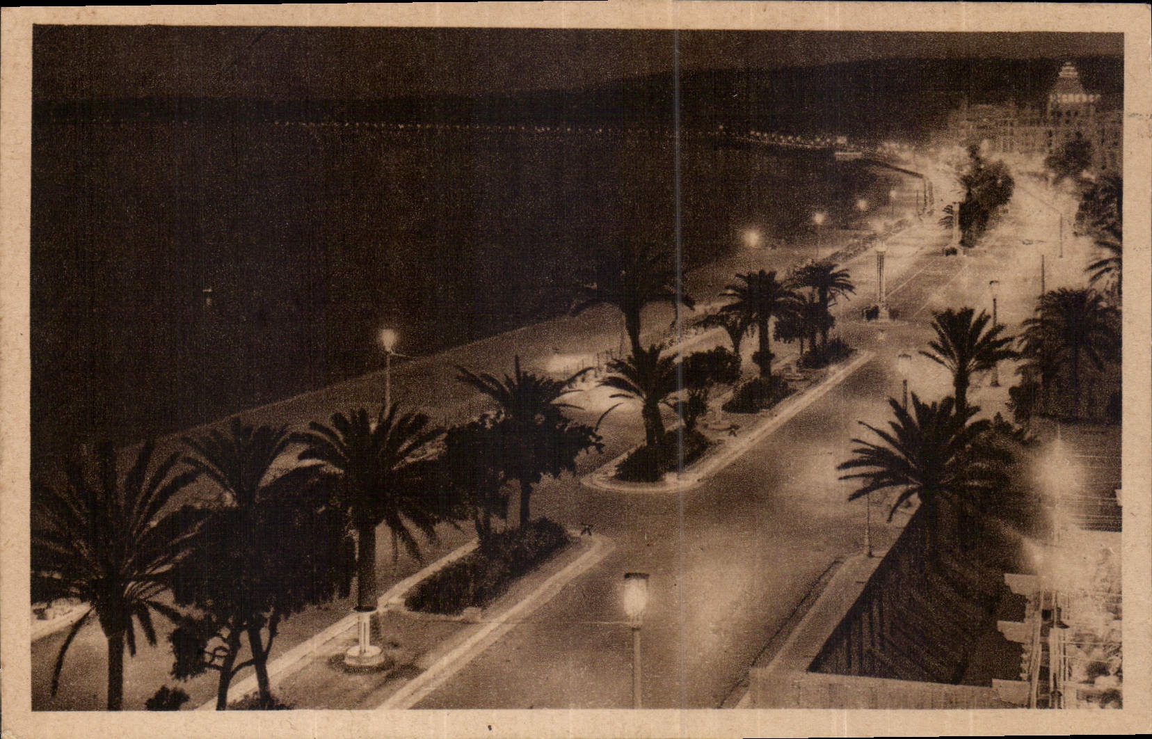 CPA Cote d'Azur Artistique Nice Feerie nocturne 