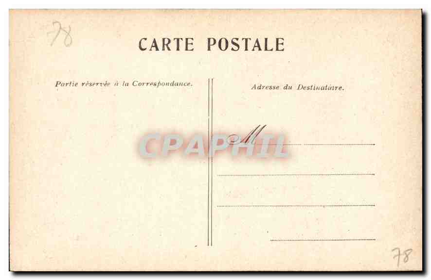 CPA Versailles l'Allee d'Eau  — Verso