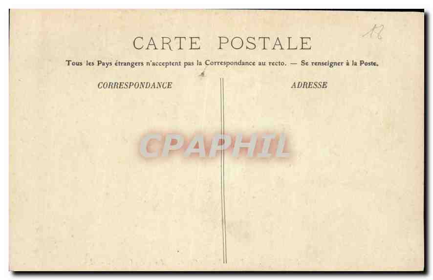 CPA Bourges Palais Jacques Coeur Salle des Gardes  — Rückseite