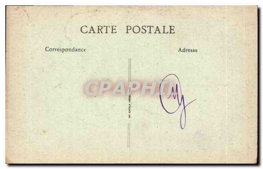 CPA Palais de Versailles S et M Appartement du Pape Pie  — Rückseite