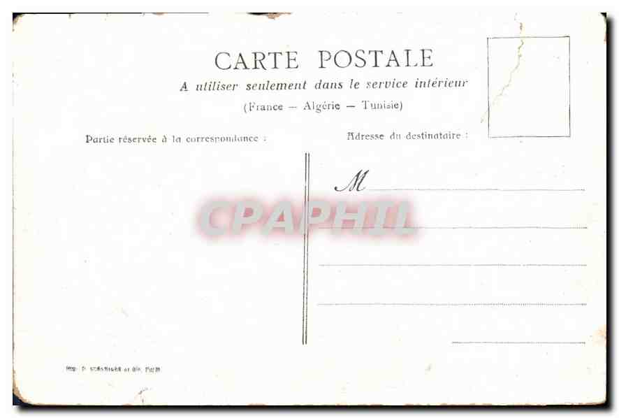 CPA Versailles Hameau de Marie Antoinette la Laiterie  — Verso