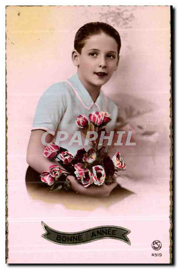 CPA Bonne Annee Enfant
