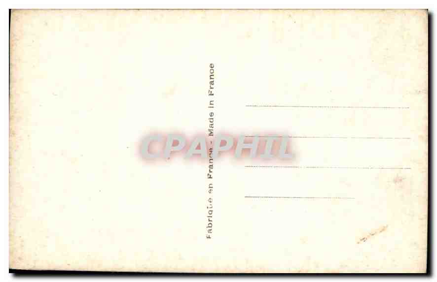 CPA Femme  — Rückseite