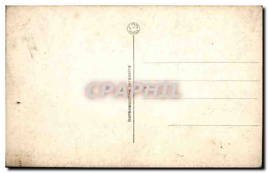 CPA Femme  — Verso
