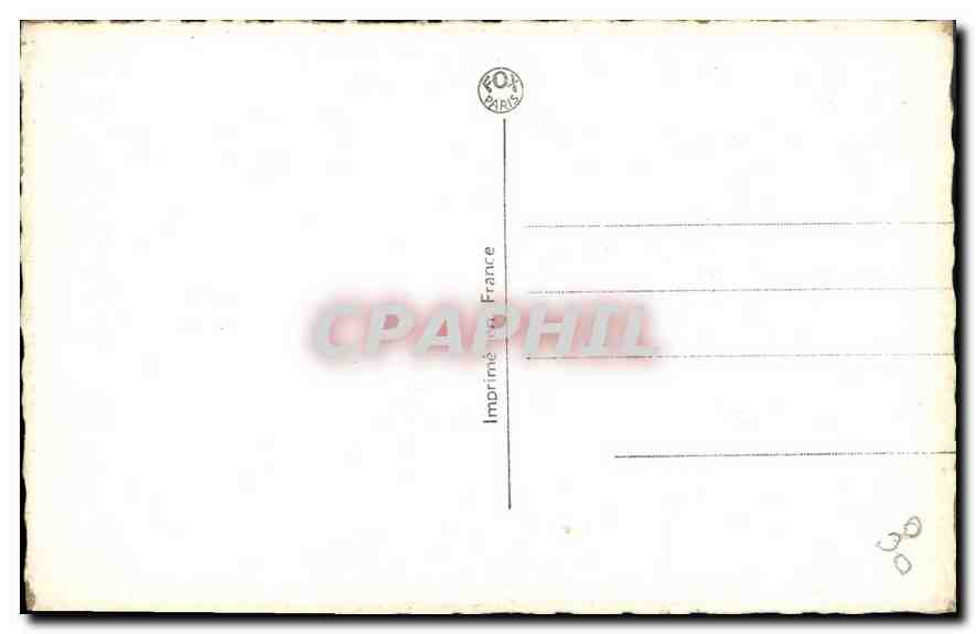 CPA Femme  — Verso