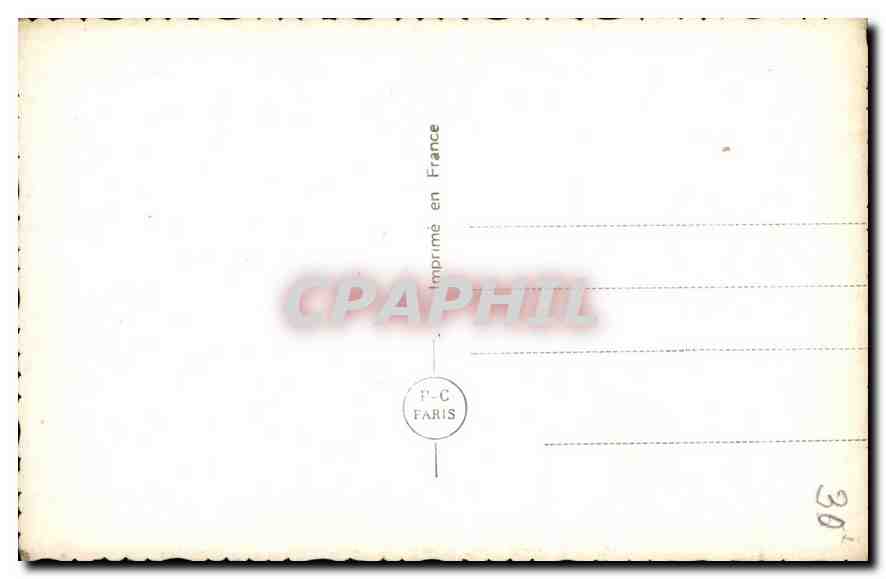 CPA Femme  — Rückseite