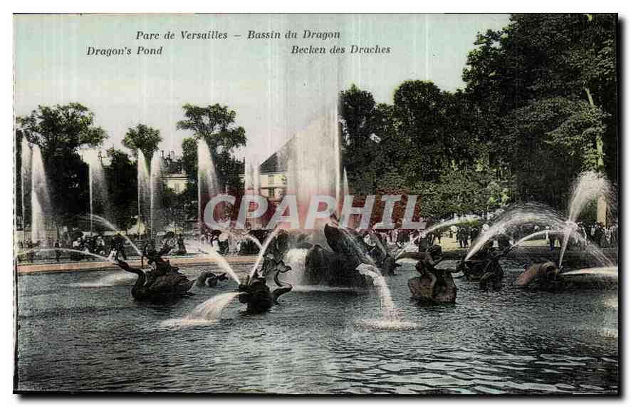 CPA Parc de Versailles Bassin du Dragon 