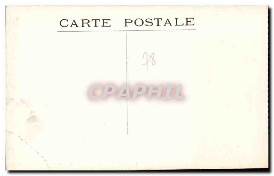 CPA Versailles l'Orangerie et le Palais  — Rückseite