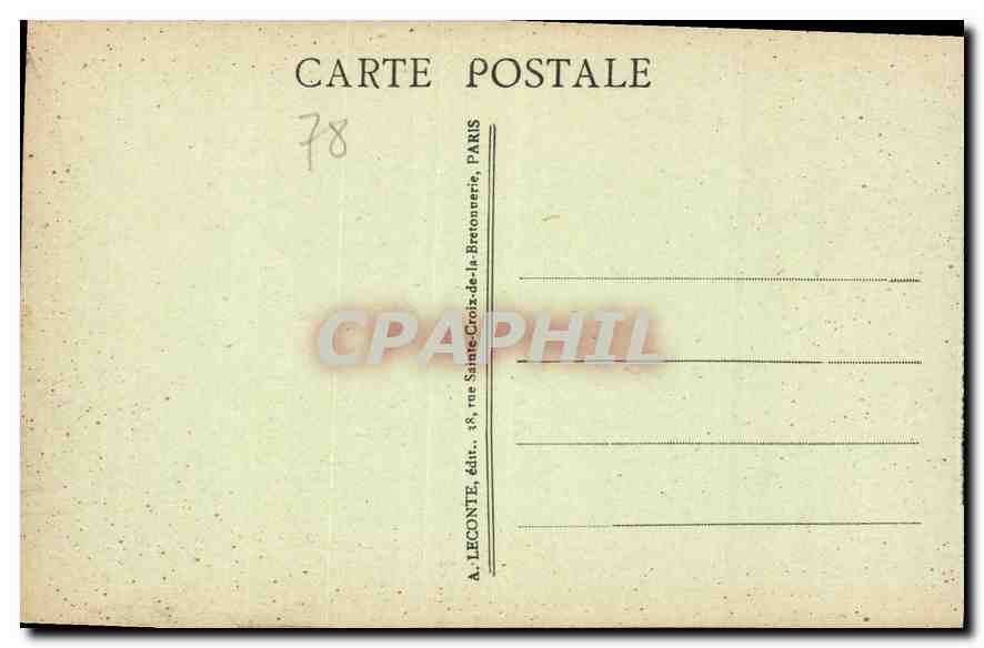 CPA Versailles Hameau de Marie Antoinette  — Verso