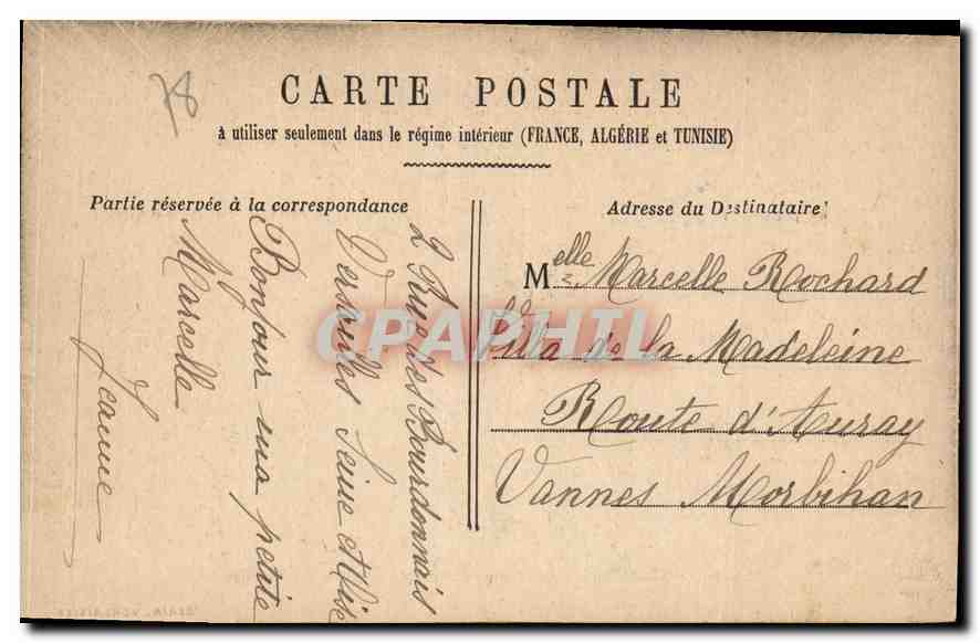 Versailles - Le Château (1er étage) - Galerie des Batailles — Blain-Versailles, n°46 — Rückseite