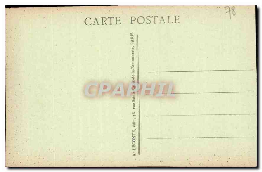 CPA Versailles le Parc les bains d'Apollon  — Rückseite