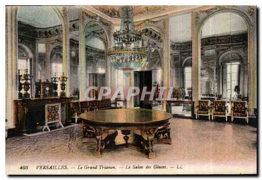 CPA Versailles le Grand Trianon le Salon des Glaces 