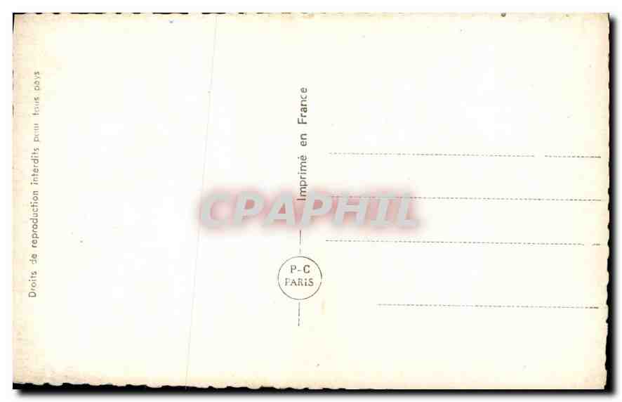 CPA Femme — Verso