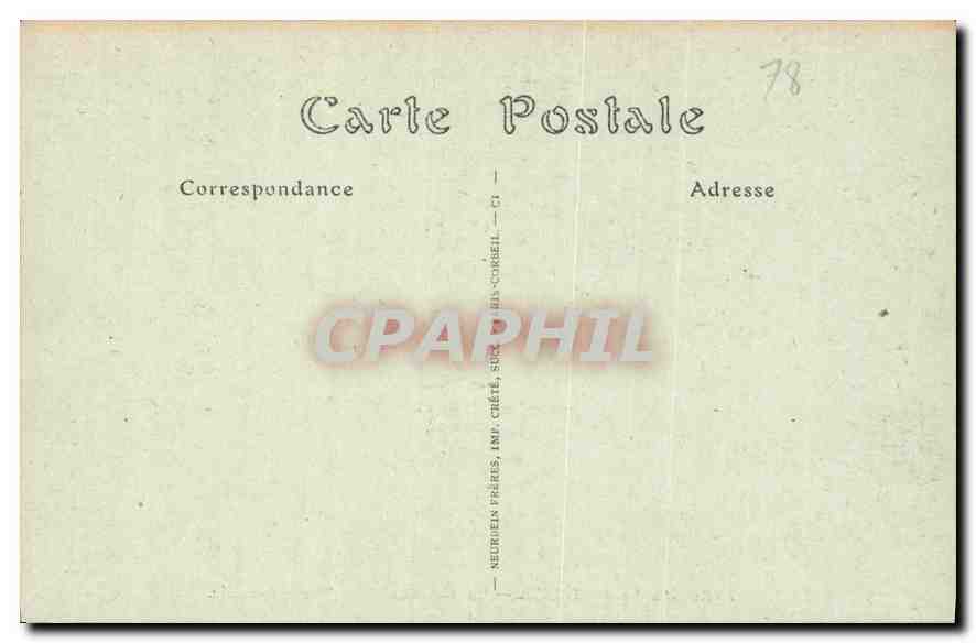 CPA Parc de Versailles la Colonnade  — Verso