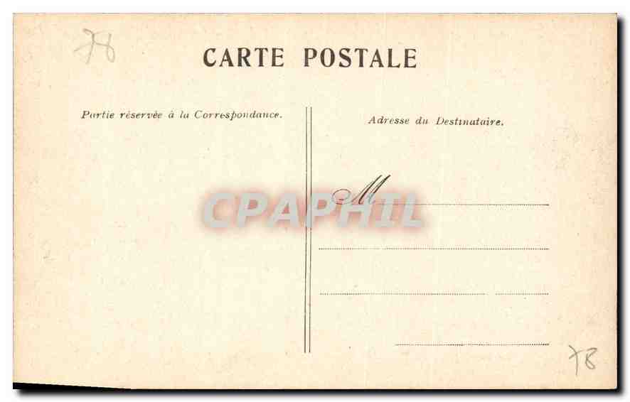 CPA Versailles Petit Trianon la Maison du Seigneur  — Verso