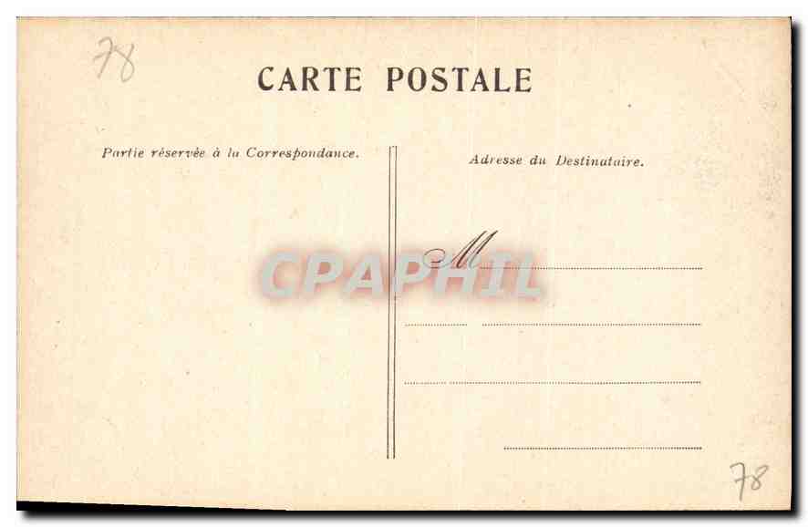 CPA Versailles Les Grandes Eaux  — Verso