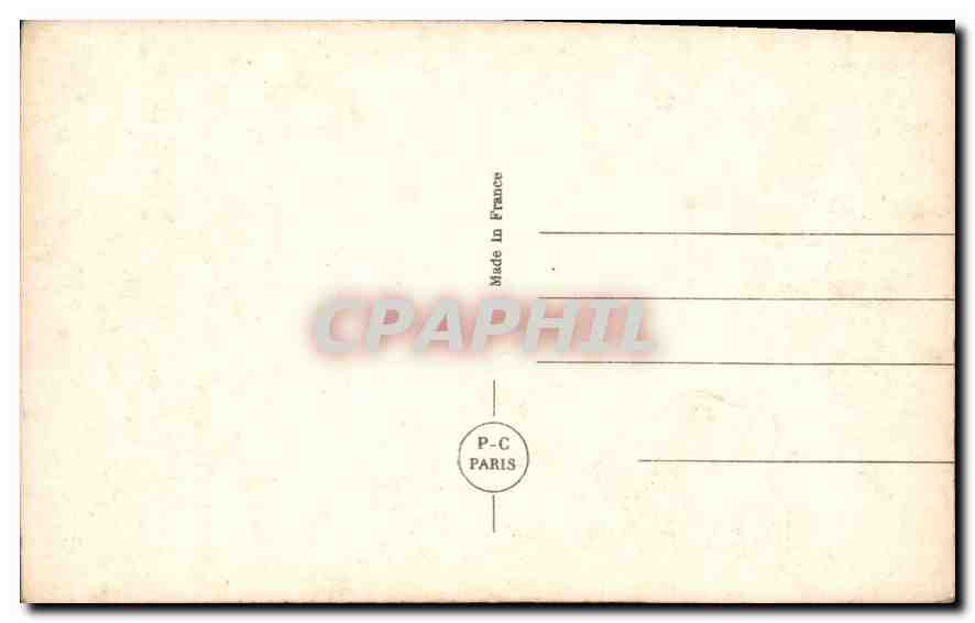 CPA Vive St Nicolas Femme — Rückseite
