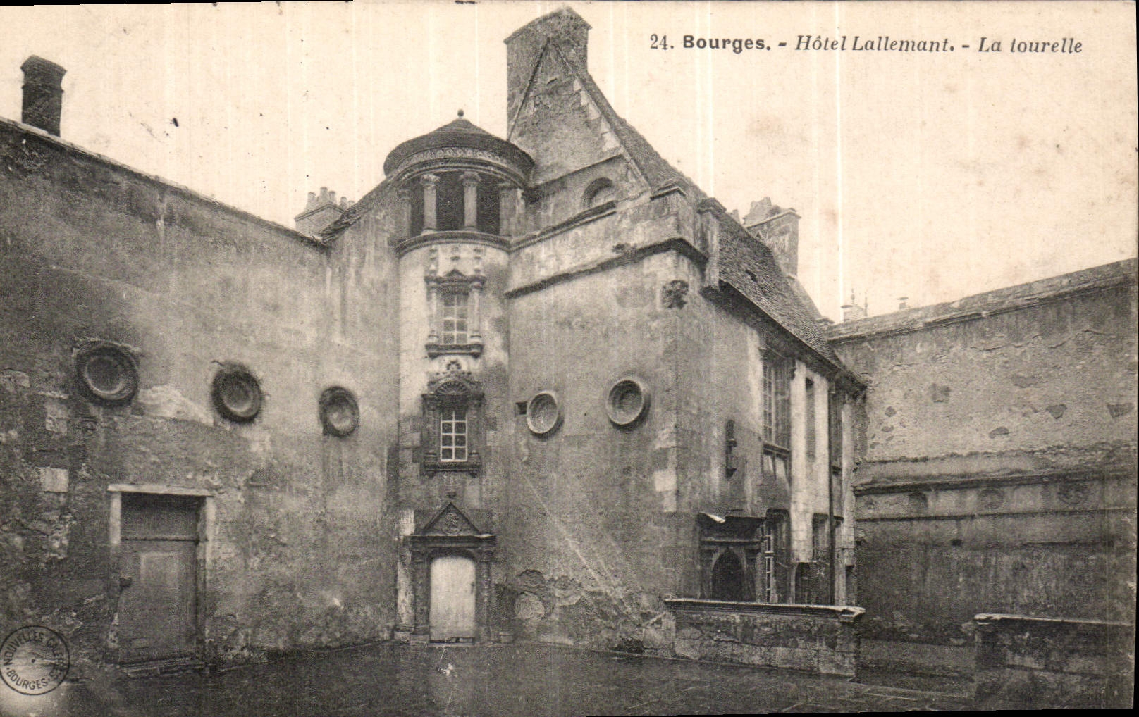 CPA Bourges Hotel Lallemant la tourelle 