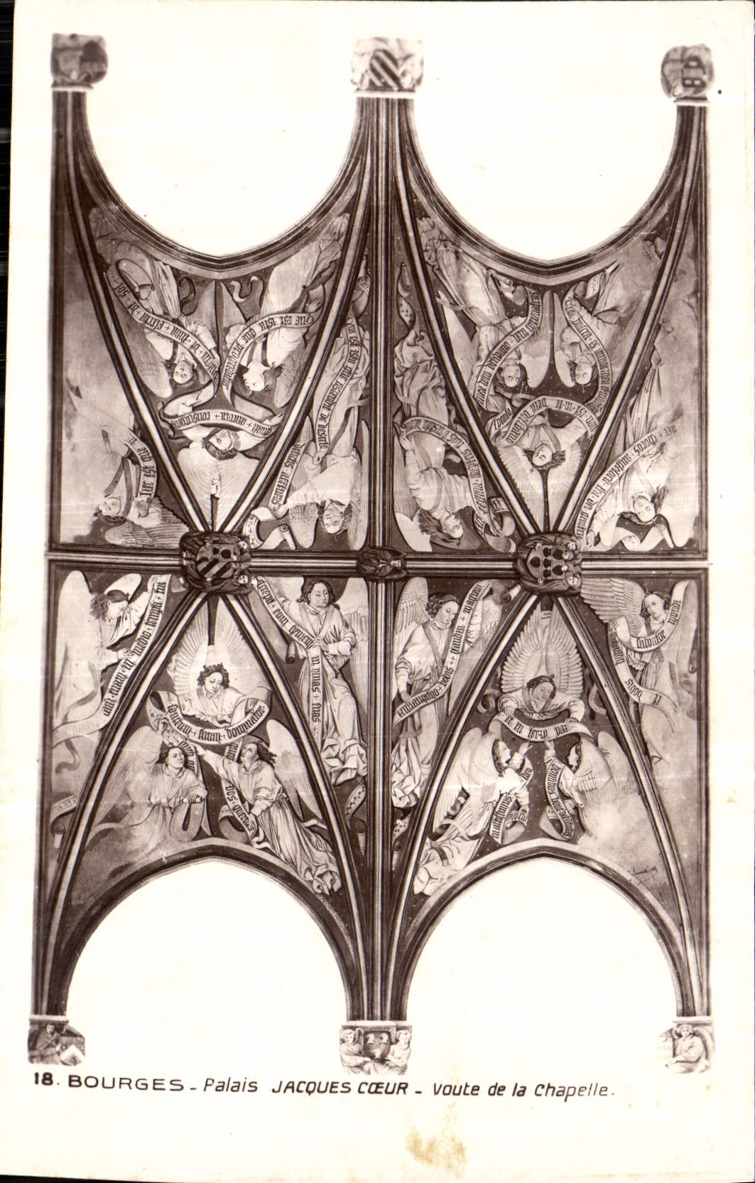 CPA Bourges Palais Jacques Coeur Voute de la Chapelle 