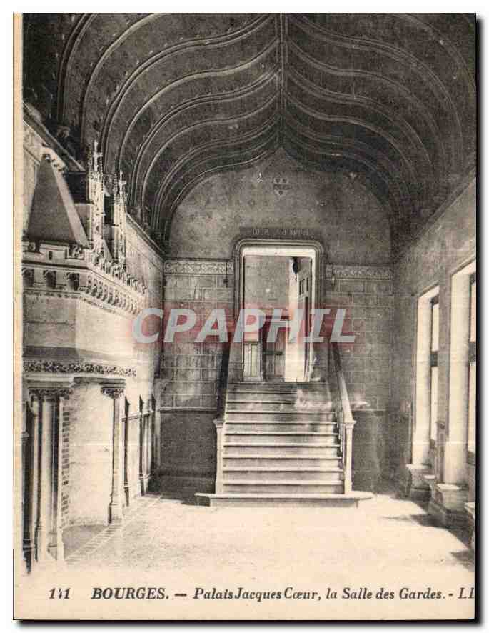 CPA Bourges Palais Jacques Coeur la Salle des Gardes 