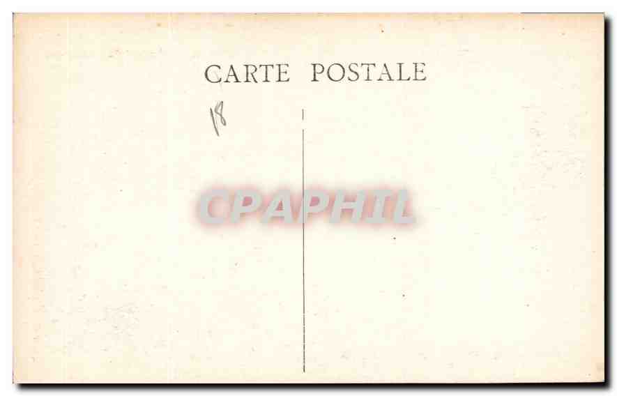 CPA Bourges Abside de la Cathedrale  — Rückseite