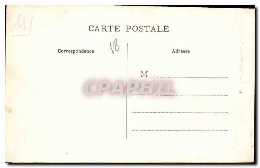 CPA Bourges la Cathedrale  — Rückseite