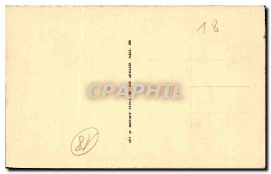 CPA Bourges hotel lallemant porte XVIs  — Rückseite