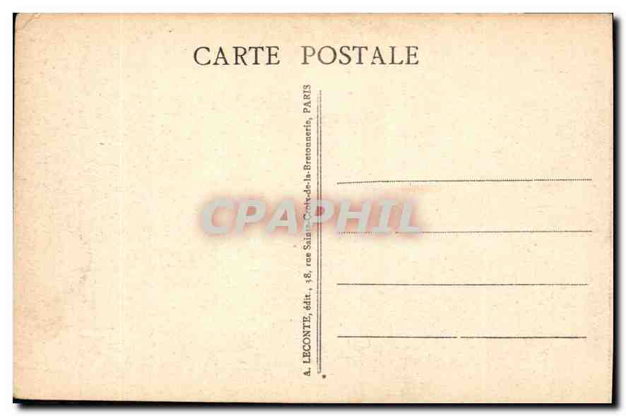 CPA Versailles le Palais du Grand Trianon le Peristyle et les Jardins  — Verso
