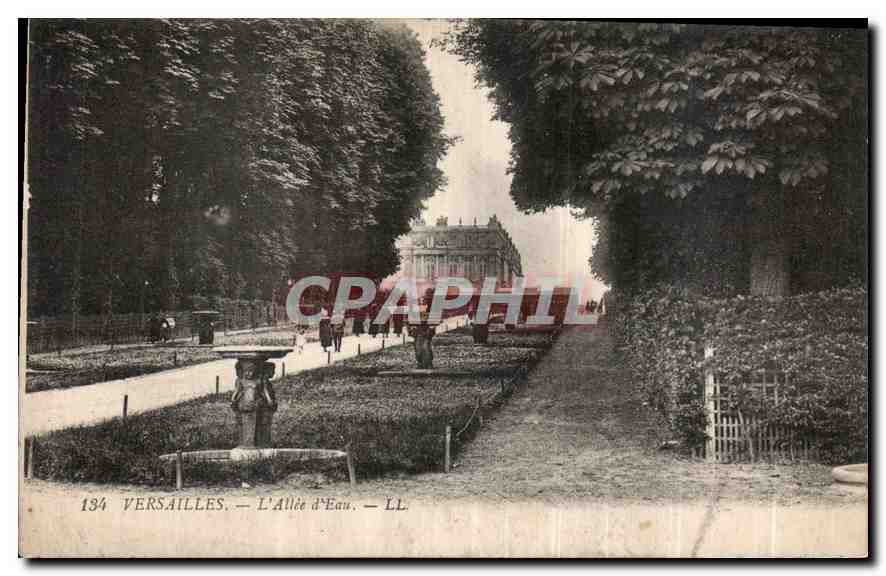 CPA Versailles l'Allee d'Eau 