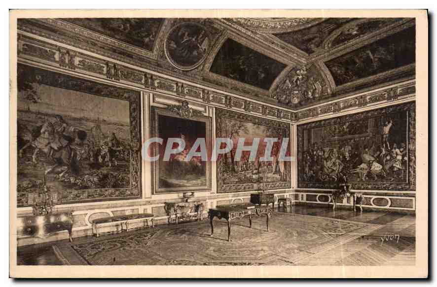 CPA La Douce France le Palais Salon du Grand Couvert et Table de la Singnature de la Paix Versailles