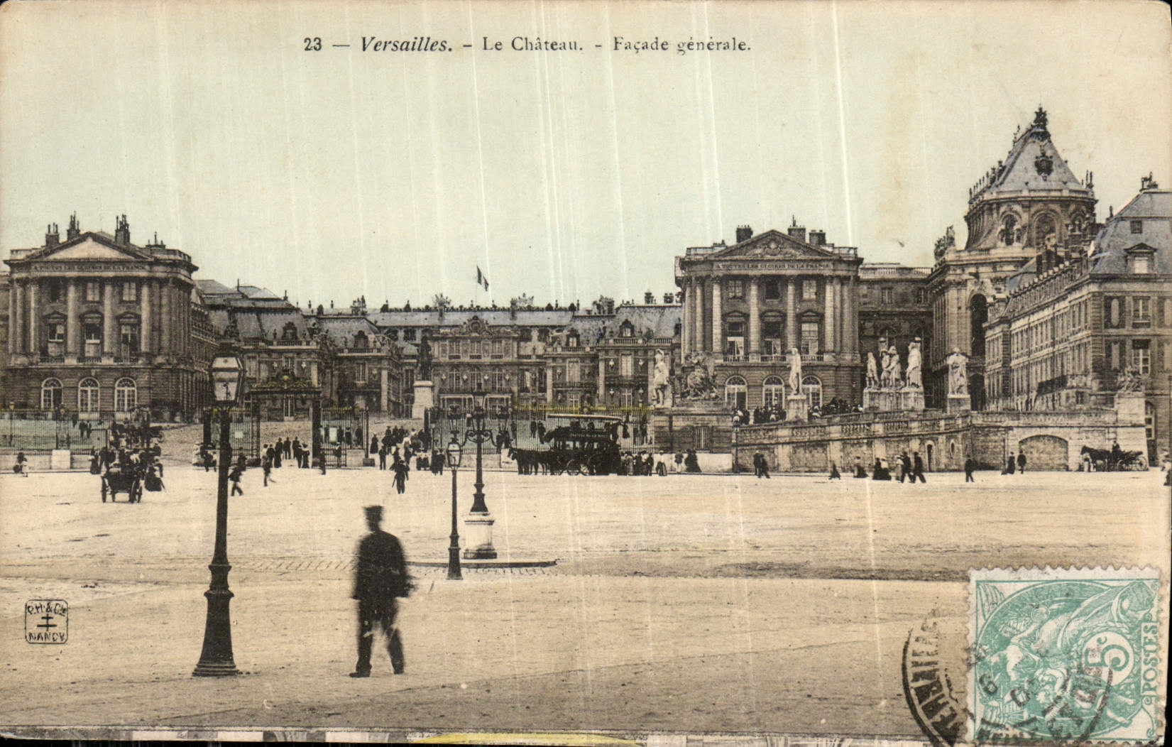 CPA Versailles Le Chateau Facade generale 