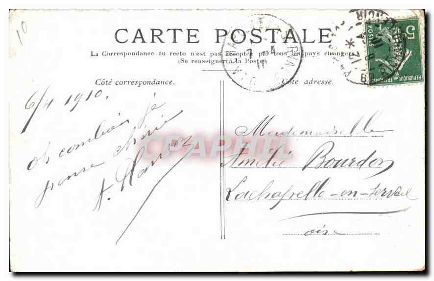 CPA Versailles Le Grand Trianon  — Verso