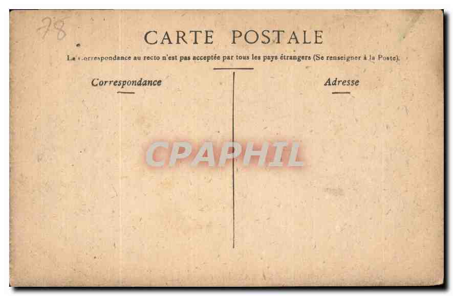 CPA Versailles Bassin d'Apollon  — Rückseite