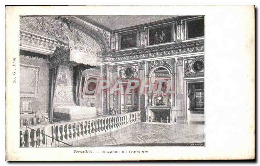 CPA Versailles Chambre de Louis XIV 