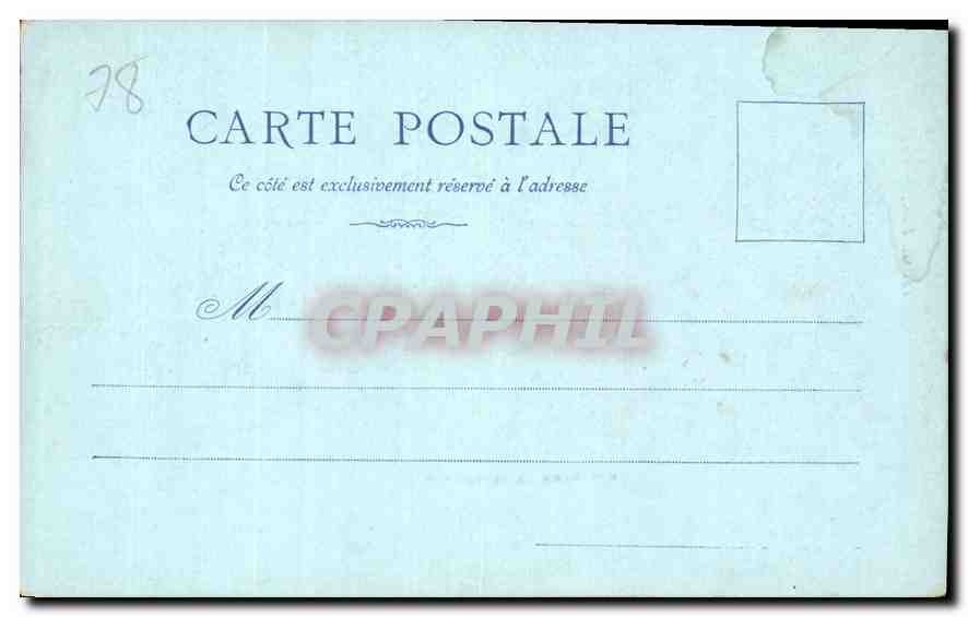 CPA Panorama de Versailles  — Verso