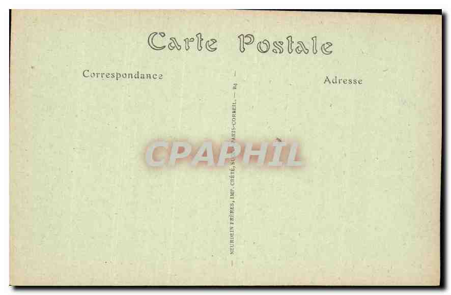CPA Versailles Musee des voitures Voiture du Couronnement de Napoleon I Traineau de Mme Pompadour  — Rückseite