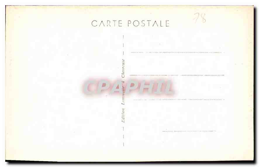 CPA Vallee de Chevreuse abbaye de Port Royal des Champs S et O le Pigeonnier  — Back