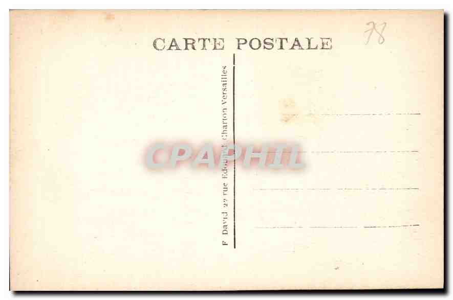 CPA Abbaye de Port Royal des Champs S et O miracle de la Neuvaine  — Back