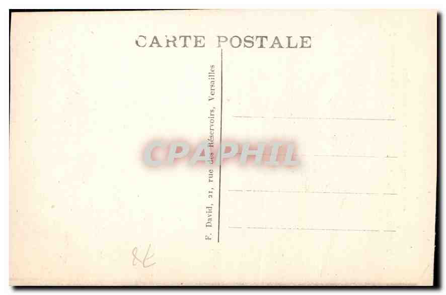 CPA Abbaye de Port Royal des Champs S et O soeur Ste Suzanne de Champaigne  — Back