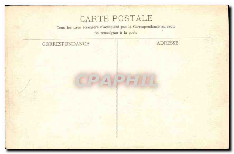 CPA Versailles table de la signature de la Paix  — Rückseite