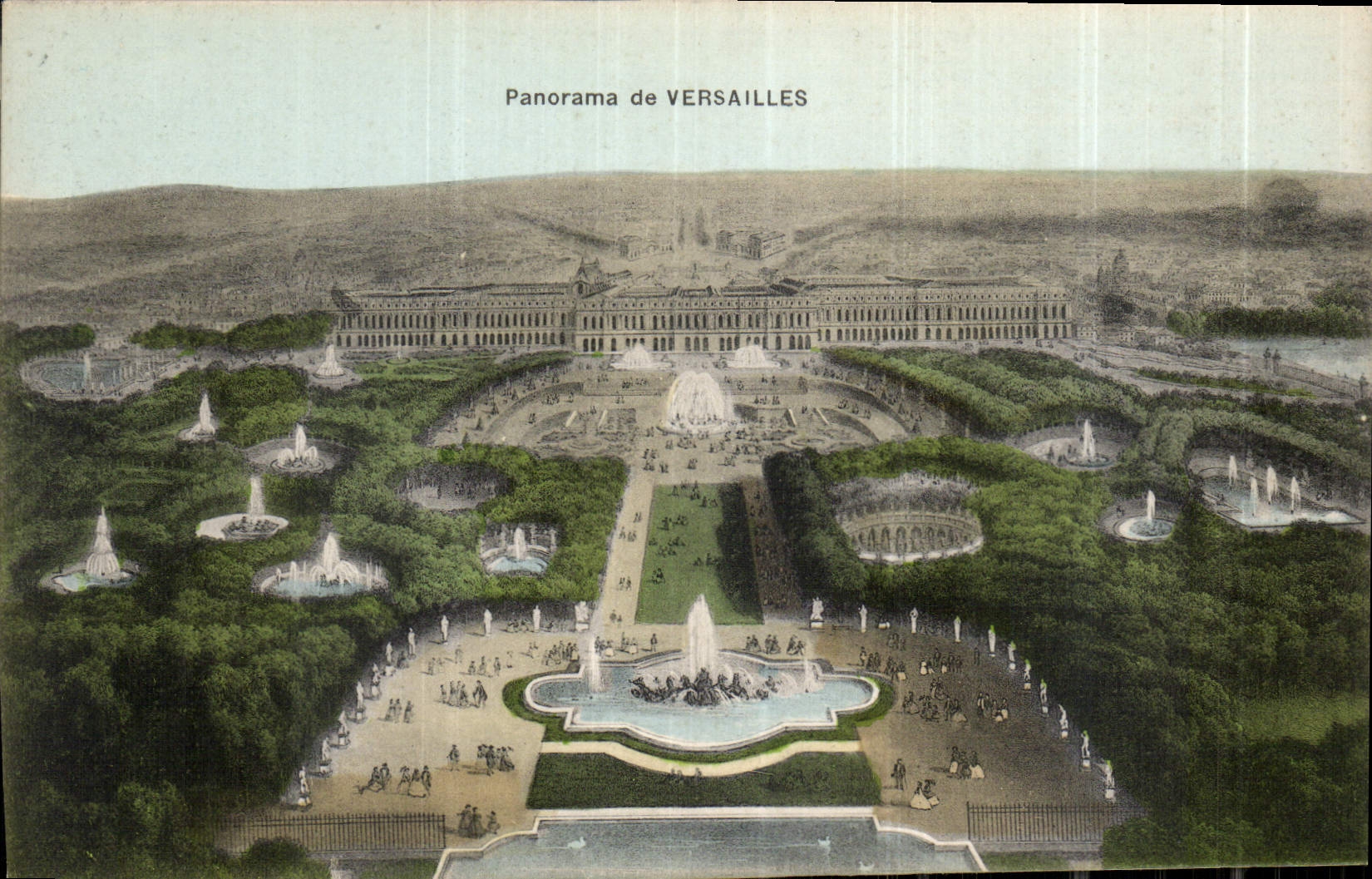 CPA Panorama de Versailles 